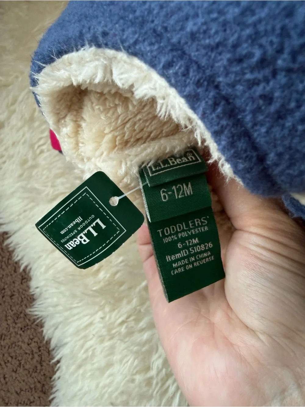 L.L Bean Toddler Mittens and Hat Set